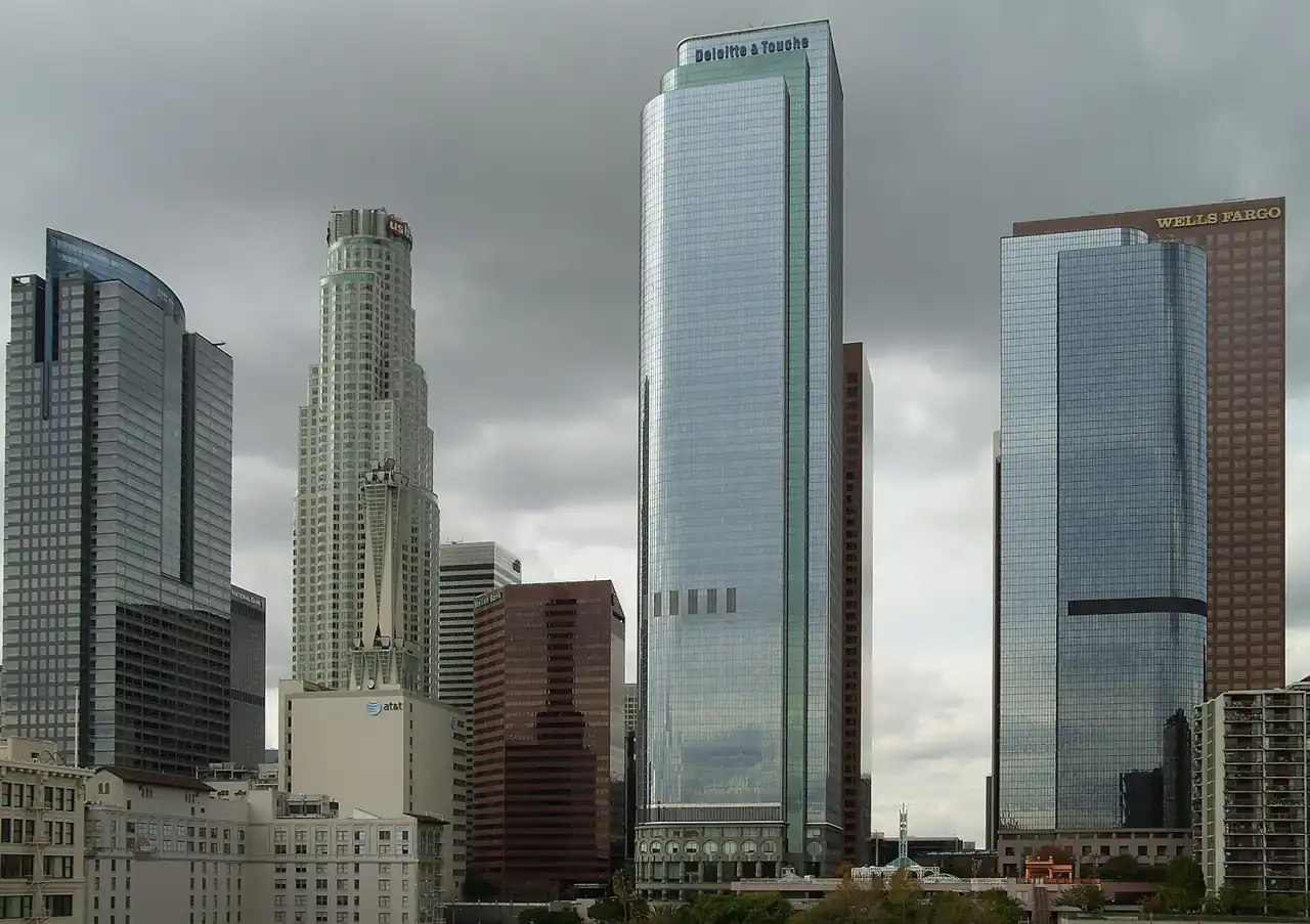 Downtown high-rise office towers